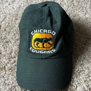 WHA Chicago Cougars Green Cap